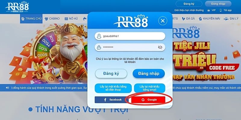 Người chơi có thể thực hiện truy cập bằng web